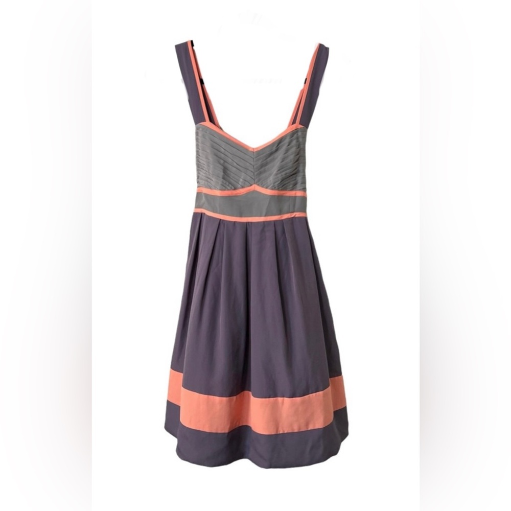 Urban Outfitters Kimchi Blue Grey Purple Color Block Sleeveless Dress Small